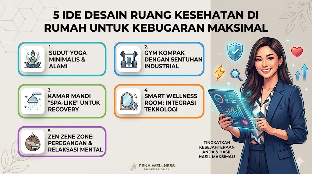 5 Ide Desain Ruang Kesehatan di Rumah untuk Kebugaran
