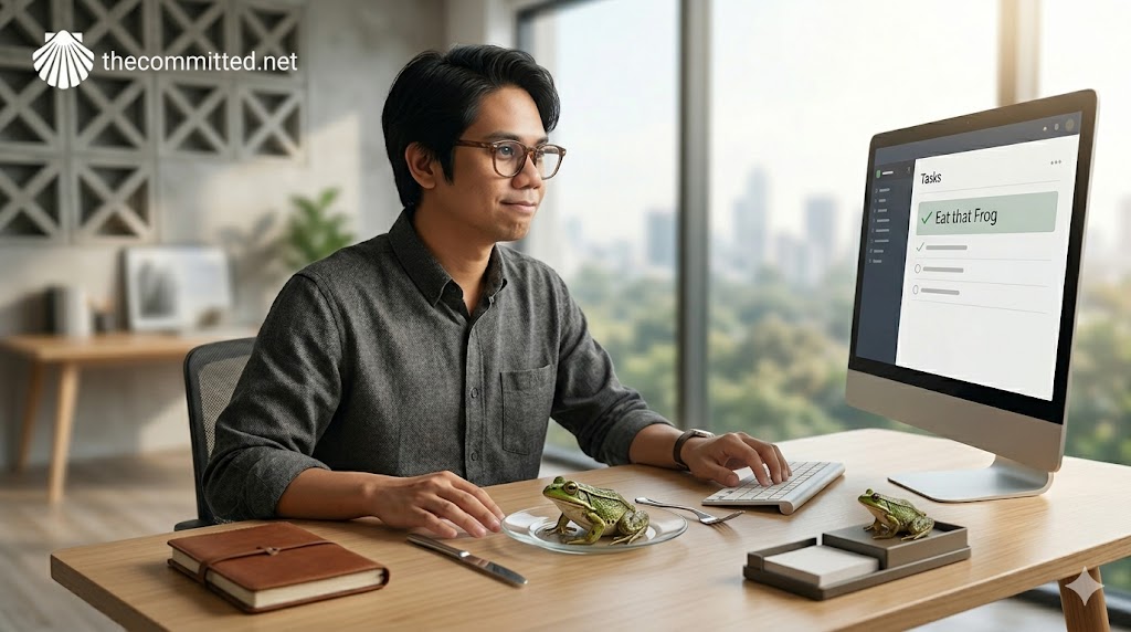Filosofi Eat That Frog: Kerjakan Tugas Terberat Pagi Hari